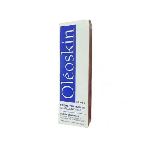 Crème Traitante - Oleoskin - Allantoïne - Vitamine E - Huile Damande Douce 40ml