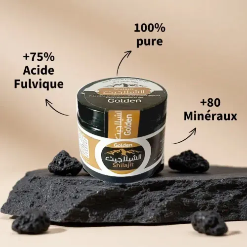 Résine De Shilajit 100% Pure Vitalité Et Bien-être Naturel