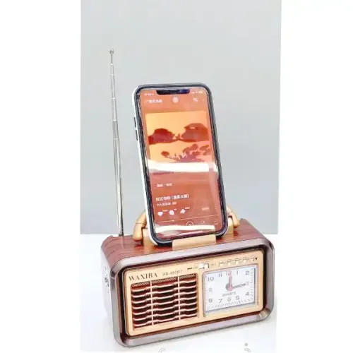 Radio Portable Am/fm Multibandes Style Rétro Vintage