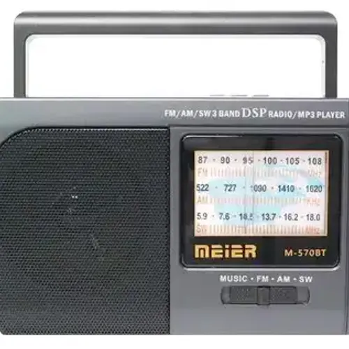 Radio Portable Am/fm/sw Bluetooth Avec Lecteur Mp3 Et Carte Tf Rechargeable