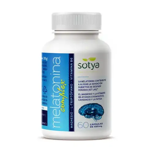 Complexe De Mélatonine Avec Tryptophane 60 Capsules 650 Mg Soulage Le Décalage Horaire