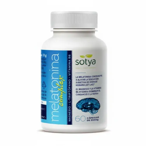 Complexe De Mélatonine Avec Tryptophane 60 Capsules 650 Mg Soulage Le Décalage Horaire