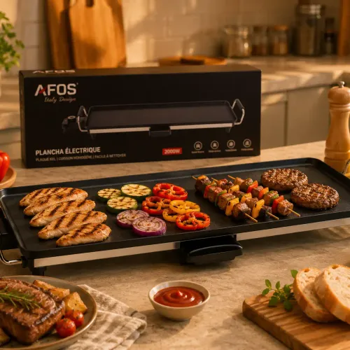 Grill Électrique Afos 90 Cm - Antiadhésif