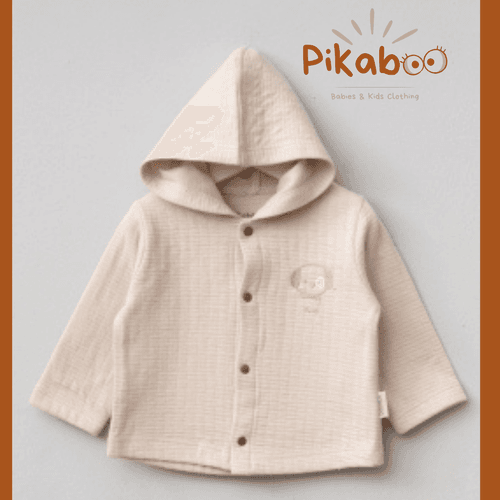 Cardigan À Capuche Ourson