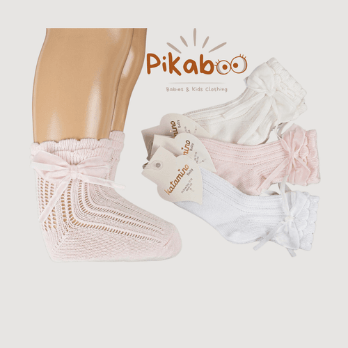 Chaussettes Ajourées À Nœud