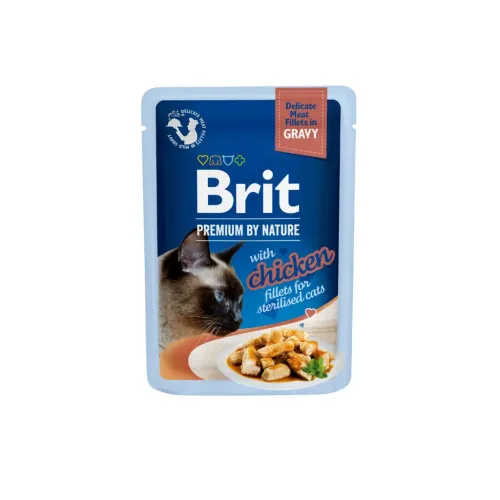 Premium Cat Delicate With Chicken Fillets In Gravy For Sterilised Cats