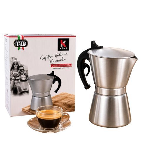 Cafetière Italienne 4 Tasses En Aluminium Alimentaire - Gn-616/4cup