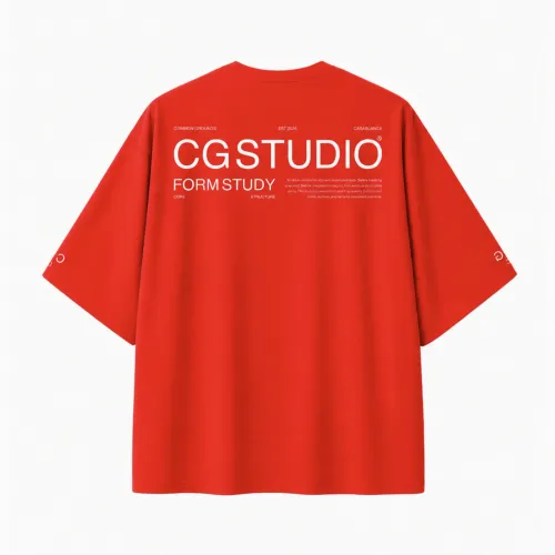  Cg Studios 01 T-shirt Form Study Oversize 220 Gsm 