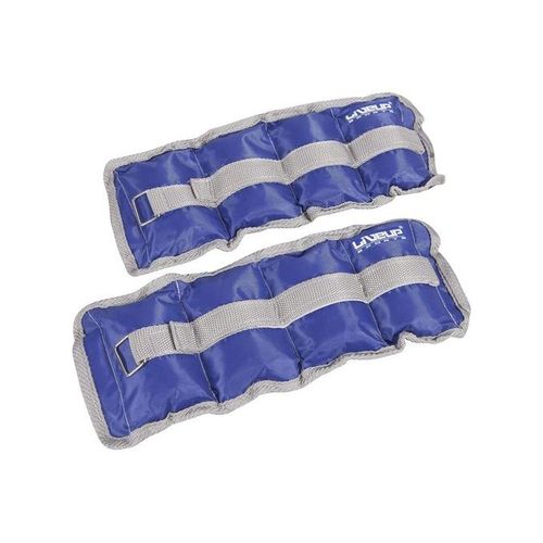 1 Paire De Poids Ajustables Au Poignet Et À La Cheville Bleu