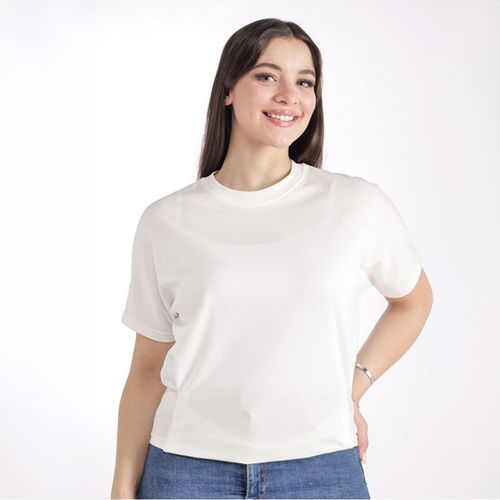 T-shirt Oversize À Boutonnage Dos