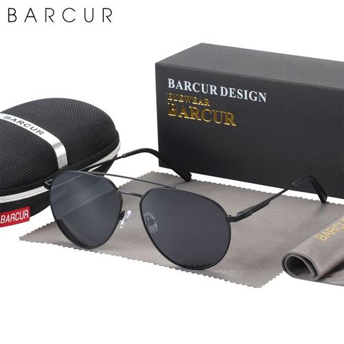 Lunettes De Soleil Métal Cadre Polarisées Protection Uv400