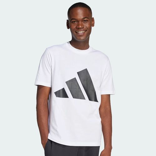 T-shirt Adidas Essentials Big Logo Blanc