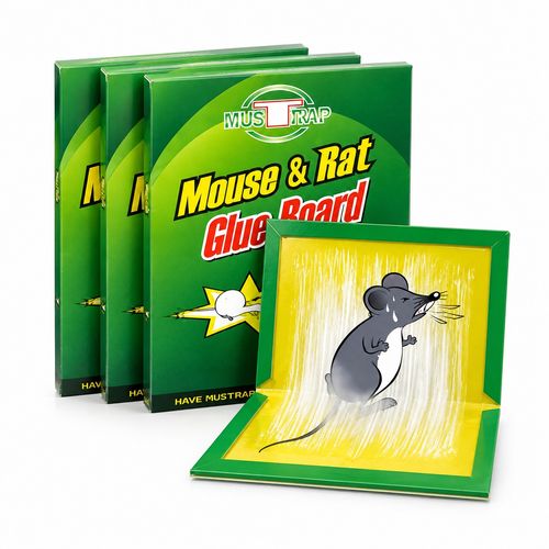 Lot De 3 Pièges À Colle Souris Et Rats Non Toxiques – Panneaux Adhésifs