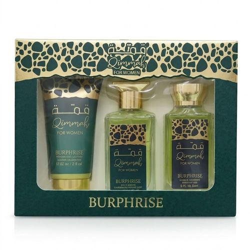 Coffret Parfum Qimmah – Eau De Parfum, Crème Corps & Savon Liquide