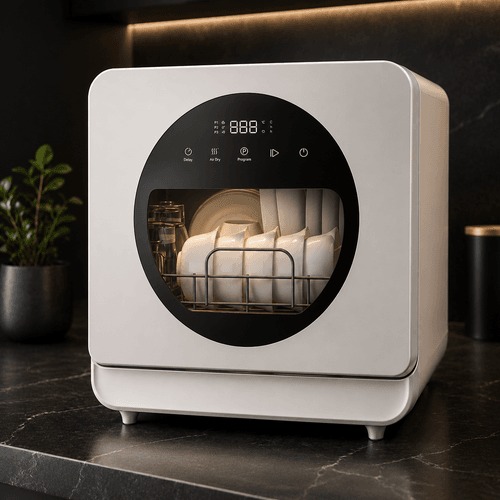 Lave-vaisselle I-wash Avec Écran Tactile – Design Moderne Et Compact 