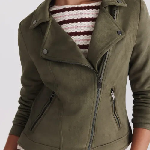La Veste Biker Veloutée