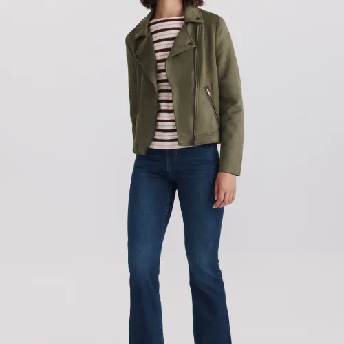 La Veste Biker Veloutée
