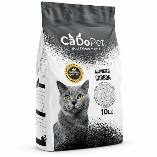 Cadopet Litière Pour Chat Bentonite Agglomérante Parfum Charbon Actif 10 L