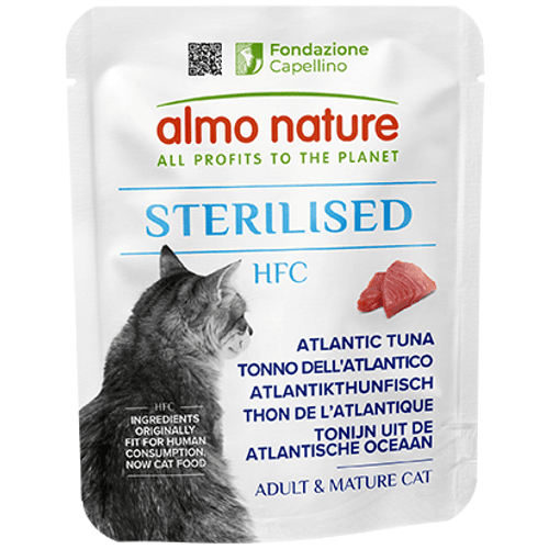 Almo Nature Hfc Sterilised Filet De Thon 50g Pour Chat Adulte Stérilisé