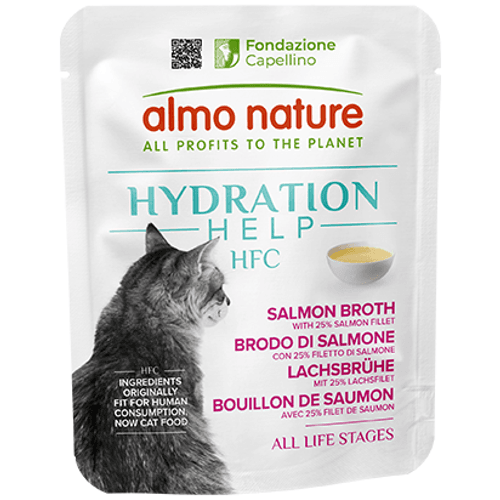 Almo Nature Hfc Hydration Help 50g Au Saumon Pour Chat Adulte