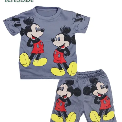 Tee-shirt + Short Bébé En Maille Piquée