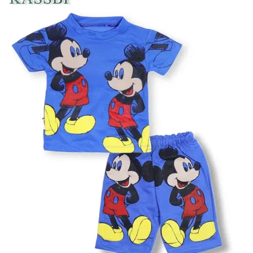 Tee-shirt + Short Bébé En Maille Piquée