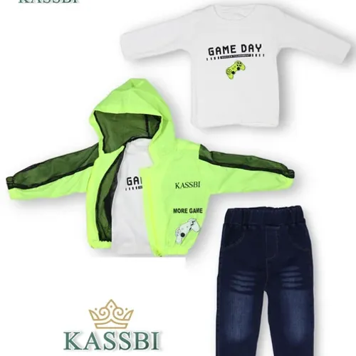 Ensemble En Tendance Jacket + Tricot + Pantalon Jean