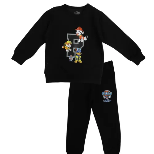 Ensemble Enfant Paw - En Coton Avec Sweat Et Pantalon Imprimé