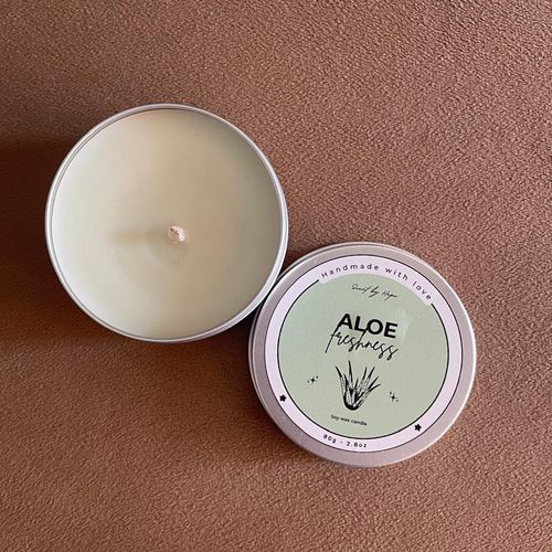 Bougie Aloe Vera : Collection Florale