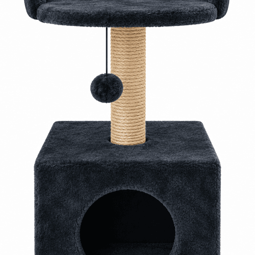 Arbre À Chat Avec Griffoir Plateforme Et Cabane