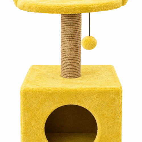 Arbre À Chat Avec Griffoir Plateforme Et Cabane