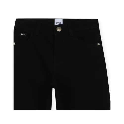 Pantalon Denim Avec Fermeture Boutonnée