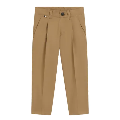 Chino En Sergé De Coton Extensible