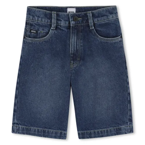 Short En Jean Double Stone + Brossage