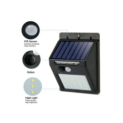 Solar Light Led En Plein Air Étanche Rue Économie D'énergie De Jardin 