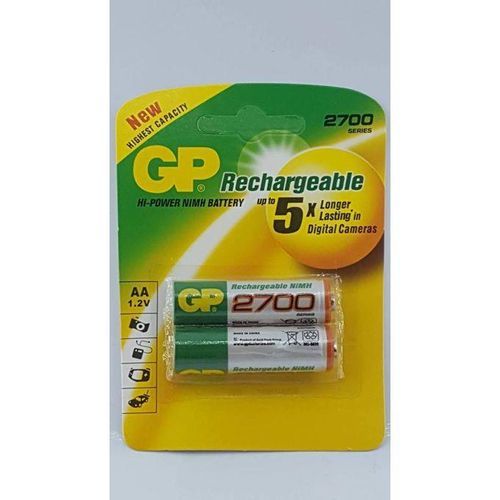 2 Pcs - Lote Aa Gp Originale Batterie Rechargeable 1.2v