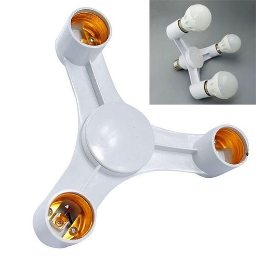 3x1 Adaptateur E27 - Support De 3 Ampoules