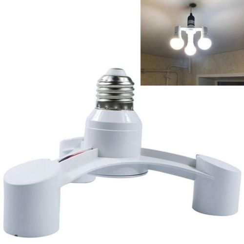 3x1 Adaptateur E27 - Support De 3 Ampoules