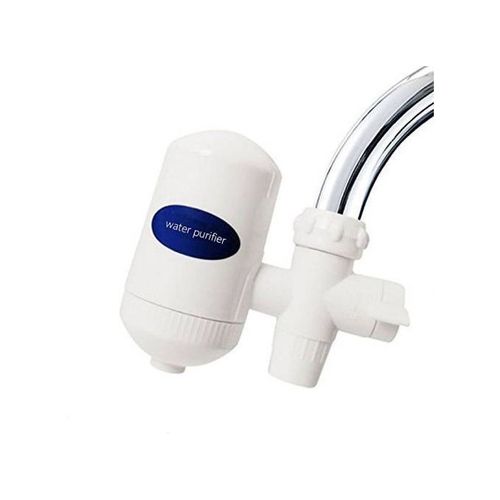Filtre Deau Purificateur Deau Système De Montage De Robinet Avec Filtre En Carbone Et Céramique (blanc)