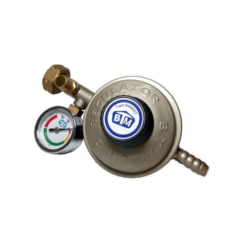 Btm : Régulateur /détendeur De Gaz Butane Avec Manomètre