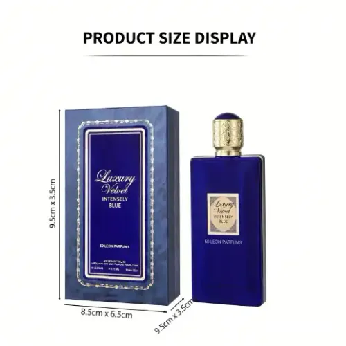 Eau De Parfum Luxury Velvet Blue Intense 100 Ml Pour Homme Et Femme