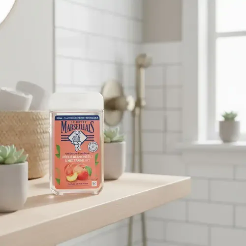 Gel Douche Bio Pêche Blanche & Nectarine – Ph Neutre