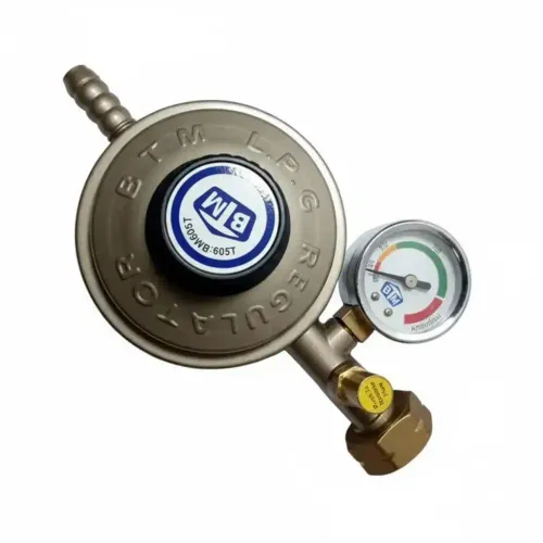 Détendeur De Gaz - Basse Pression - Avec Manomètre - Système De Sécurité