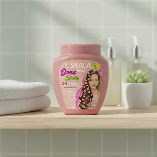 Skala Crème Capillaire Dona 2en1-masque De Traitement+crème Hydratante Sans Rinçage,1000g - Design…