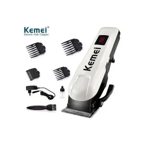 Tondeuse Rechargeable Avec Affichage Led - Lames En Acier - 4 Sabots 