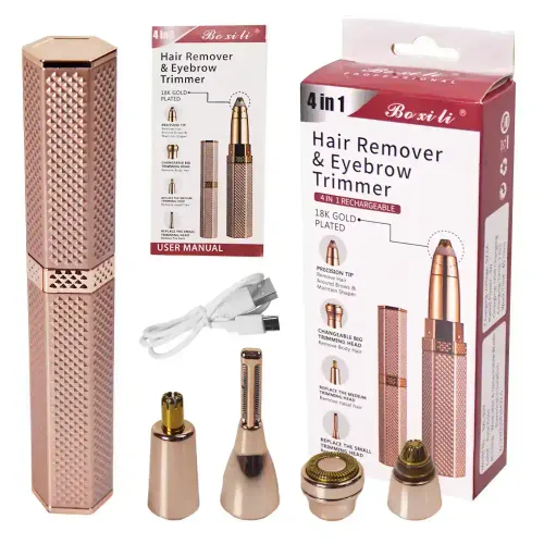 Épilateur Électrique 4 En 1 Rechargeable