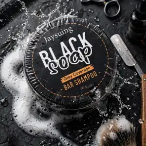 Shampoing Solide Anti-cheveux Blancs Pour Couvrir Les Cheveux Gris