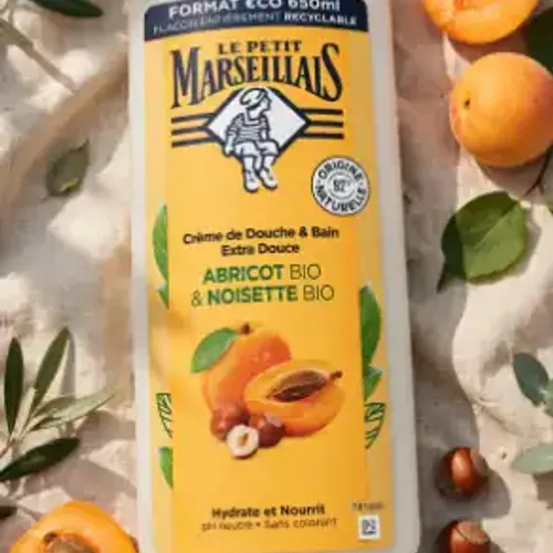 Gel Douche Crème Abricot & Noisette