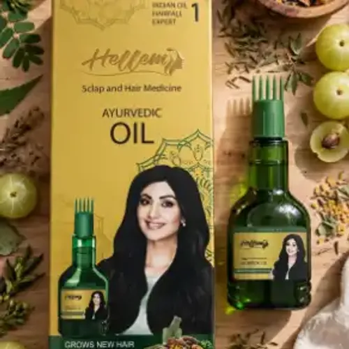 Huile Ayurvédique Pour Cheveux Et Cuir Chevelu – Soin Capillaire Antichute Et Fortifiant