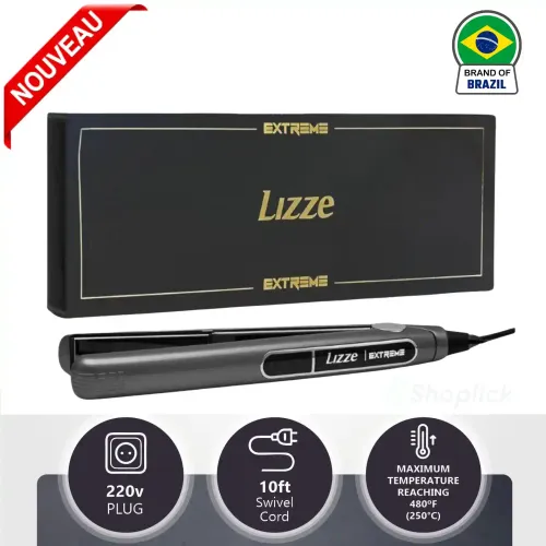 Lisseur Professionnel Lizze Extreme 250°c – Fer À Lisser Avec Chauffage Rapide 